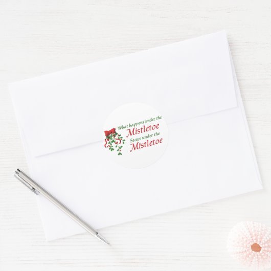 Kerst Mistletoe stickers (Envelop)