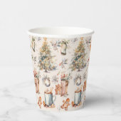 Kerst Mix Elementen Papieren Beker (Rechts)