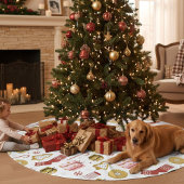 Kerst Modern Meisje Roze Koekjes Kousen Gift Kerstboom Rok