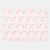 Kerst Modern Winter Patroon Inpakpapier Vel (Voorkant 2)