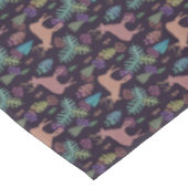 Kerst Moderne Abstracte Herten Bladeren Bloemen Tafelkleed (Gekanteld)