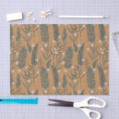 Kerst Moderne Boho Botanische Groenelementen Tissuepapier (Craft)