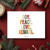 Kerst Moderne Typografie Schattigee Familiefoto Feestdagenkaart