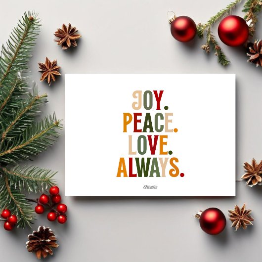 Kerst Moderne Typografie Schattigee Familiefoto Feestdagenkaart