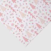 Kerst Moderne Winter Patroon Tissuepapier (Detail)