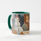 kerst mok (Voorkant links)