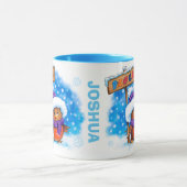 Kerst mok aangepaste naam Peace Robin (Midden)