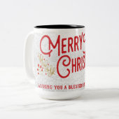 Kerst mok Cup (Voorkant links)