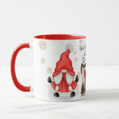 Kerst mok - Gnome & Kerstboom. bewerkbaar (Links)