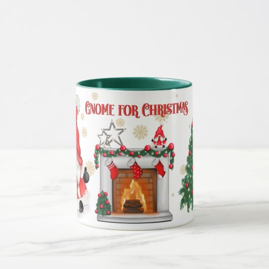 Kerst mok - Gnome voor Kerstmis (Midden)