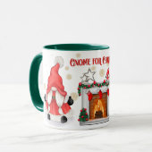 Kerst mok - Gnome voor Kerstmis (Voorkant links)