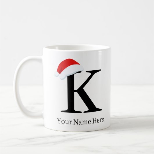 Kerst Mok "K" Initiaal (Links)