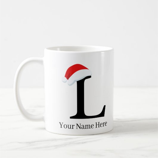 Kerst Mok "L" Initiaal (Links)