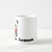 Kerst mok ontwerp met leuke panda (Center)