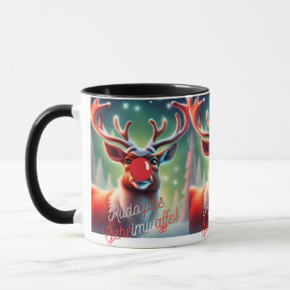 Kerst Mok -Reeindeer Rudolph-