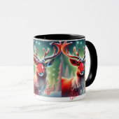 Kerst Mok -Reeindeer Rudolph- (Voorkant rechts)