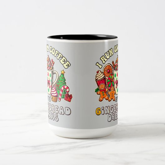 Kerst Mok Run op koffie en gemberbrood droom (Center)