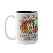 Kerst Mok Run op koffie en gemberbrood droom