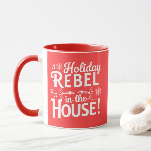 kerst-Mok | Vakantie vibes, perfect voor cadeaus Mok (Met donut)