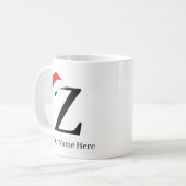 Kerst Mok "Z" Initiaal (Voorkant links)