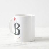 Kerst Monogram Mok (Voorkant links)