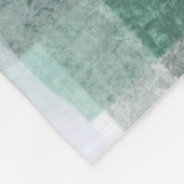 Kerst monogram plaid tartan groen wit rood fleece deken (Hoek)