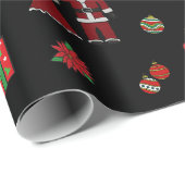 Kerst monster inpakpapier (Rol Hoek)