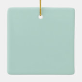 Kerst Monster Truck Kerstman Naam en Jaar Keramisch Ornament (Achterkant)