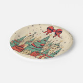 Kerst mooi  papieren bordje (Gekanteld)