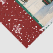 Kerst Mooie feestelijke oude Collectie Tissuepapier (Detail)