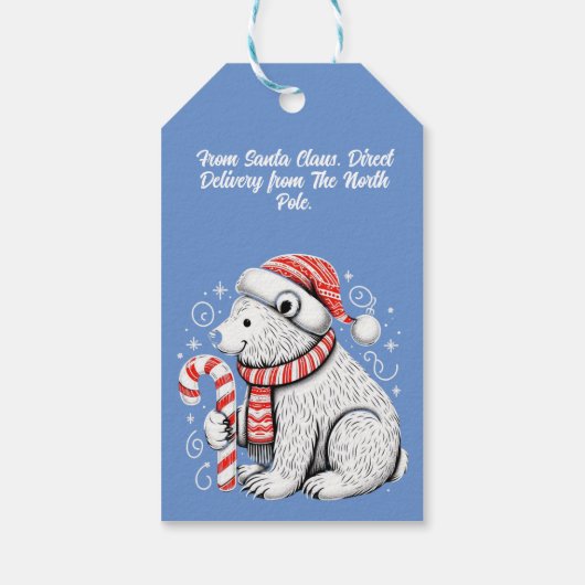 Kerst Mooie Guinea Pig Cadeaulabel (Achterkant)