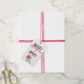 Kerst Mooie Hond Cadeautags Cadeaulabel (Met Touw)