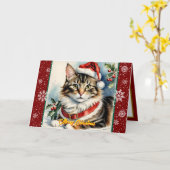 Kerst Mooie vakantie Modern Collectie Kaart (Gele Bloem)