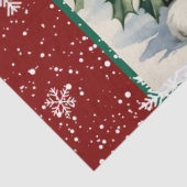 Kerst Mooie vakantie Modern Collectie Tissuepapier (Detail)