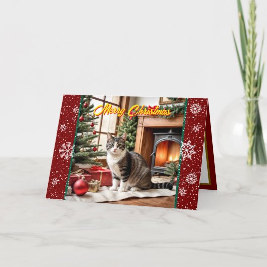 Kerst Mooie vakantie Oud Collectie Kaart (Voorkant)