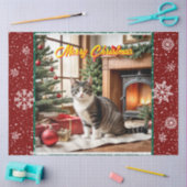 Kerst Mooie vakantie Oud Collectie Tissuepapier (Craft)