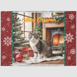 Kerst Mooie vakantie Oud Collectie Tissuepapier