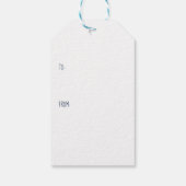 Kerst Moose Gift Labels Cadeaulabel (Achterkant)