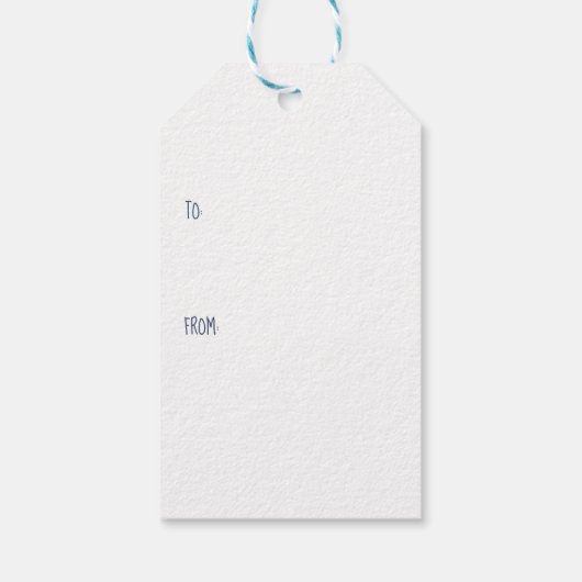 Kerst Moose Gift Labels Cadeaulabel (Achterkant)