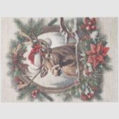 Kerst Moose  Krans Pine Cone Decoupage Tissuepapier (Voorkant)