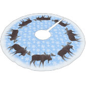 Kerst Moose Tree Rok Vakantie Moose Decor Kerstboom Rok (Gekanteld)