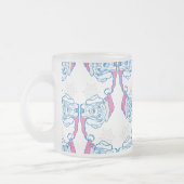 Kerst Mopshond Matglas Koffiemok (Links)