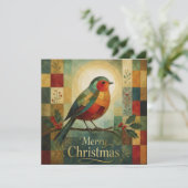 Kerst Mosaic Robin Vogel Hulst Bes Kaart (Staand voorkant)