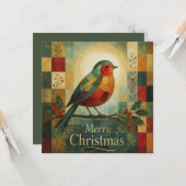 Kerst Mosaic Robin Vogel Hulst Bes Kaart (Voorkant / Achterkant in situ)