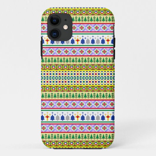 Kerst Motief Patroon Case-Mate iPhone Case (Achterkant)