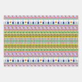 Kerst Motief Patroon Inpakpapier Vel (Voorkant 2)