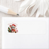 Kerst Muis Adreslabels Etiket (Insitu)