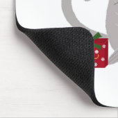 Kerst Muis Feestelijk Muismat (Hoek)