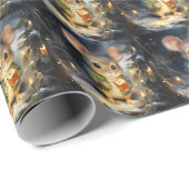 Kerst muis inpakpapier (Rol Hoek)