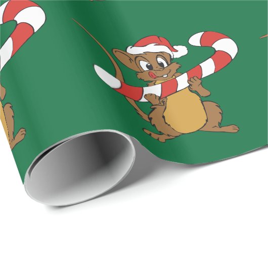 Kerst muis inpakpapier (Rol Hoek)